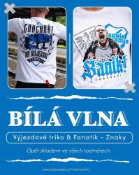 Bílá vlna triček zavalila v dnešní odpoledne..