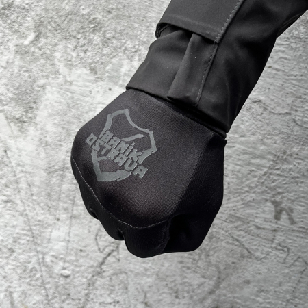 Softshellové rukavice - "BO - Logo" / 2022 / černé