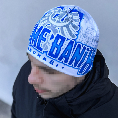 Zimní čepice - "My jsme Baník" / 2022 / bílá