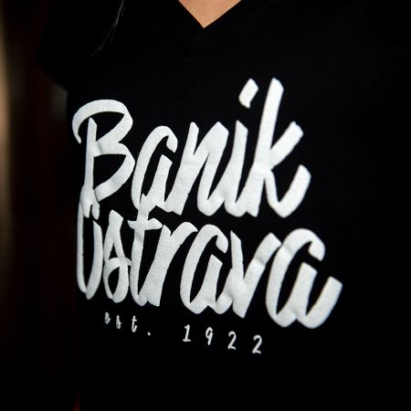Dámské triko - "Baník Ostrava" / 2023 / černé