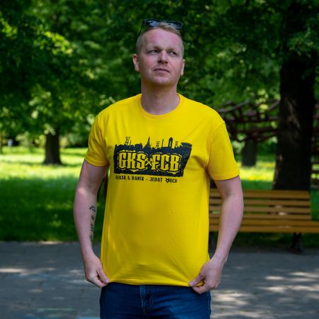 Triko - "GKS & FCB - Jebat ruch" / 2023 / žluté