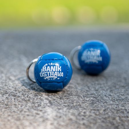 Přívěšek míč - "Baník Ostrava" / 2023 / modrý
