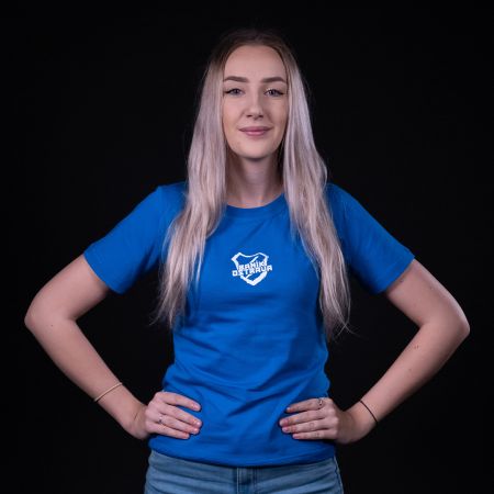Dámské triko - "Nikdy tě nezradíme" / 2024 / modré