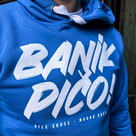 Mikina - "Baník Pičo!" / 2025 / modrá